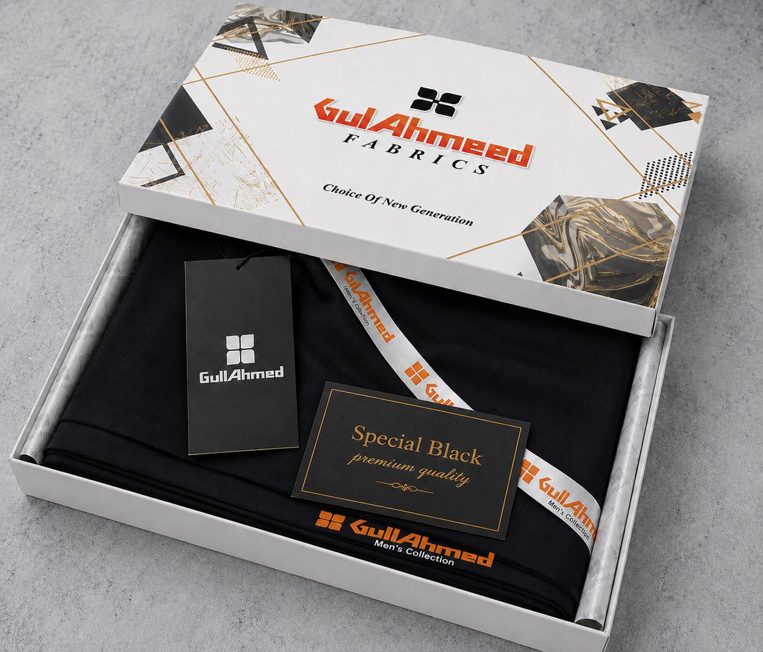 Gul Ahmed (Speical Black) Soft Wash N Wear